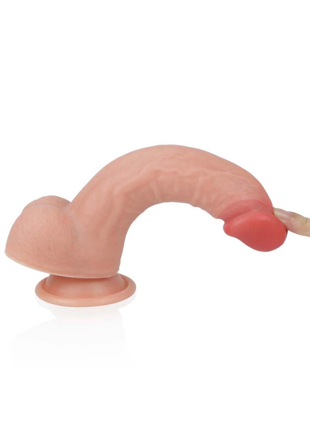Двошаровий силіконовий фалоімітатор Dual layered Platinum Silicone Cock Lovetoy (257235862)