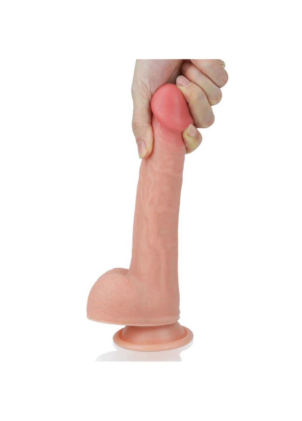 Двошаровий силіконовий фалоімітатор Dual layered Platinum Silicone Cock Lovetoy (257235862)