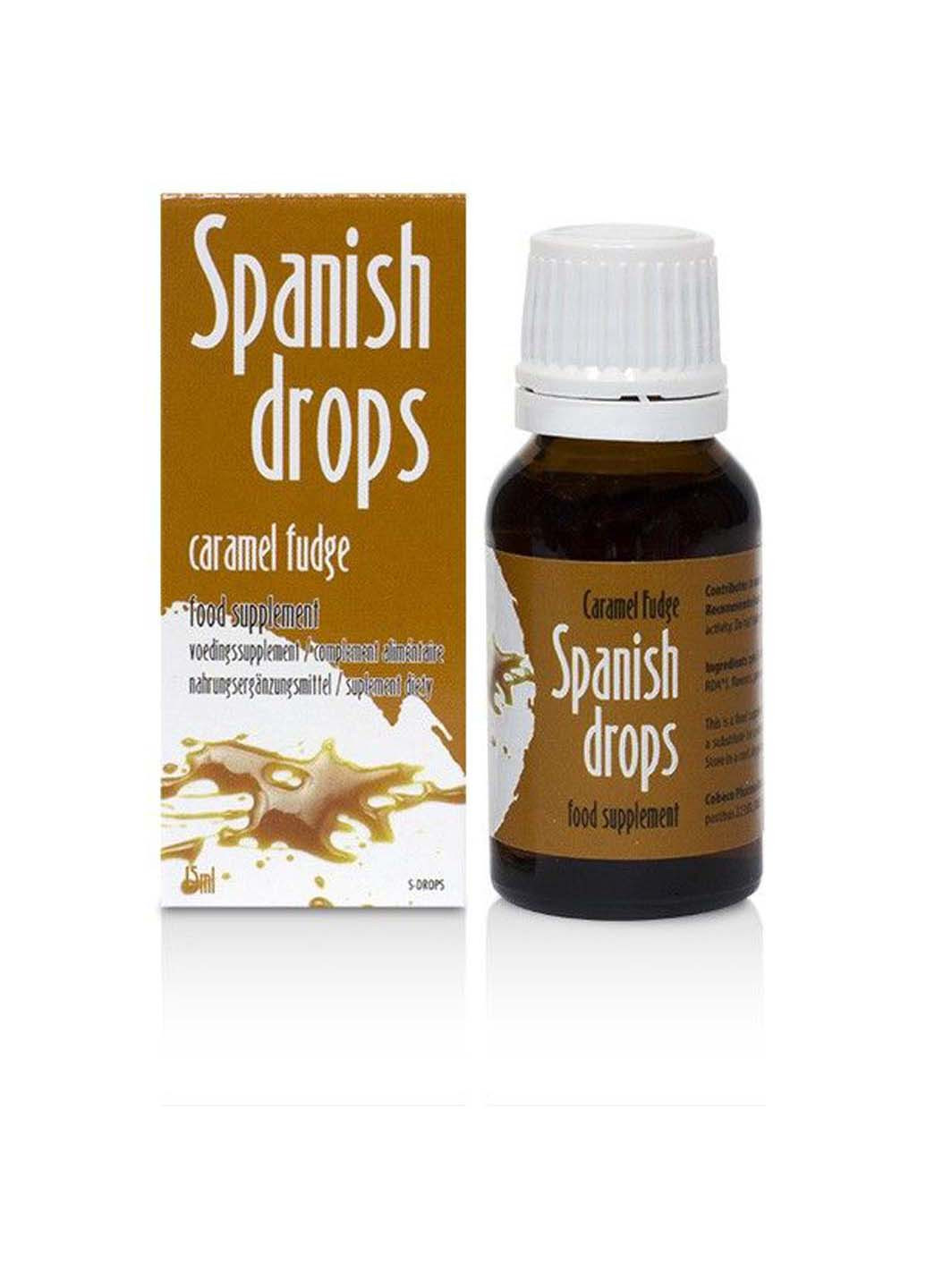 Возбуждающие капли Spanish Drops Caramel Fudge 15мл Cobeco Pharma (257235973)