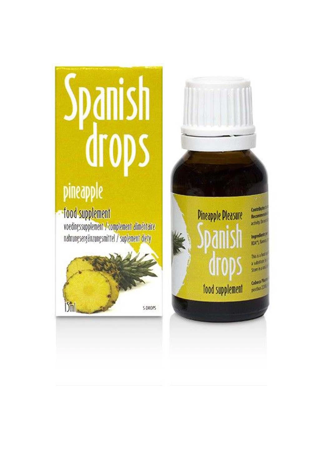 Збудливі краплі Spanish Drops Pineapple Pleasure 15 мл Cobeco Pharma (257235960)