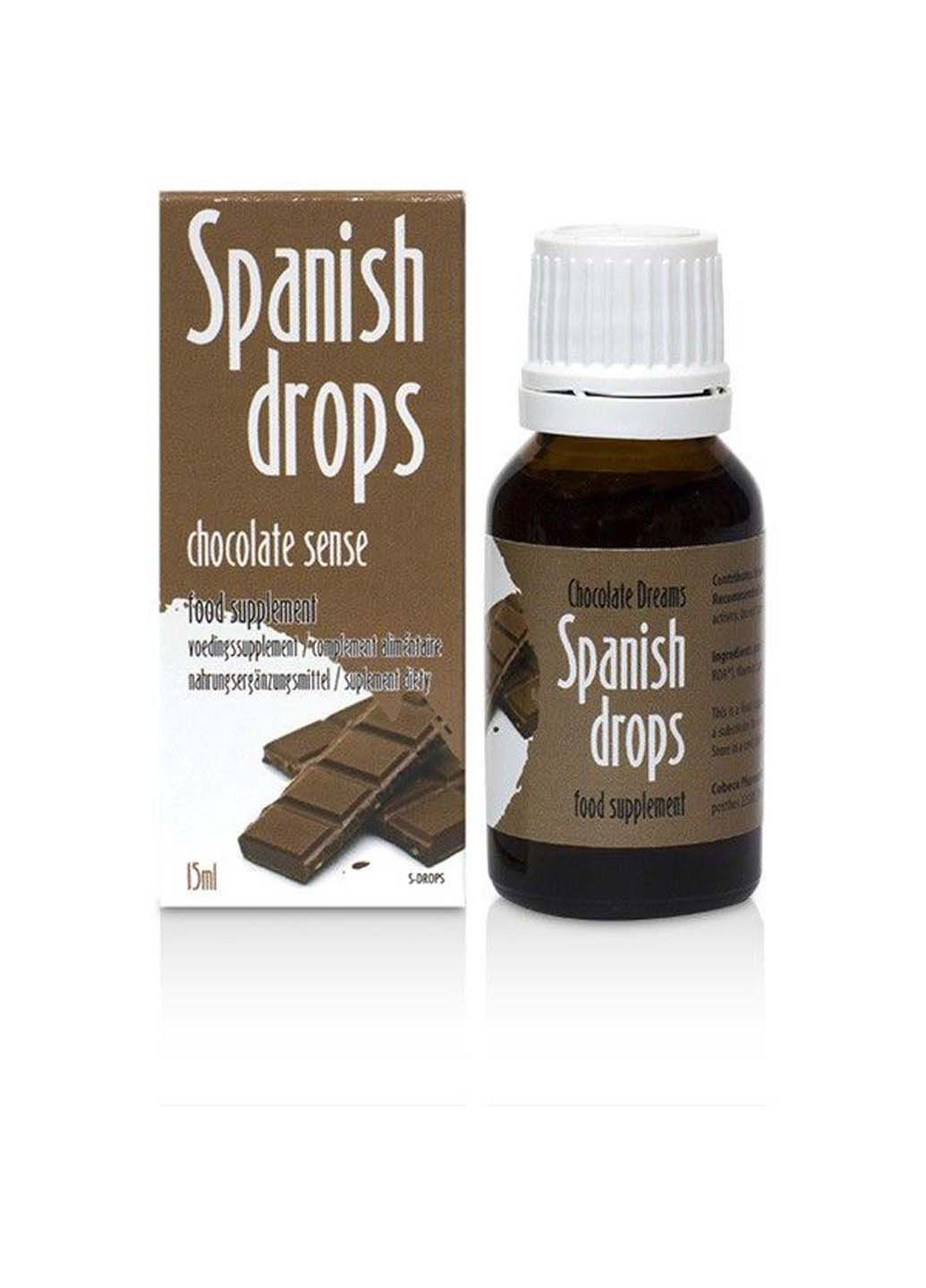 Збудливі краплі Spanish Drops Chocolate Sensetion 15мол Cobeco Pharma (257235962)