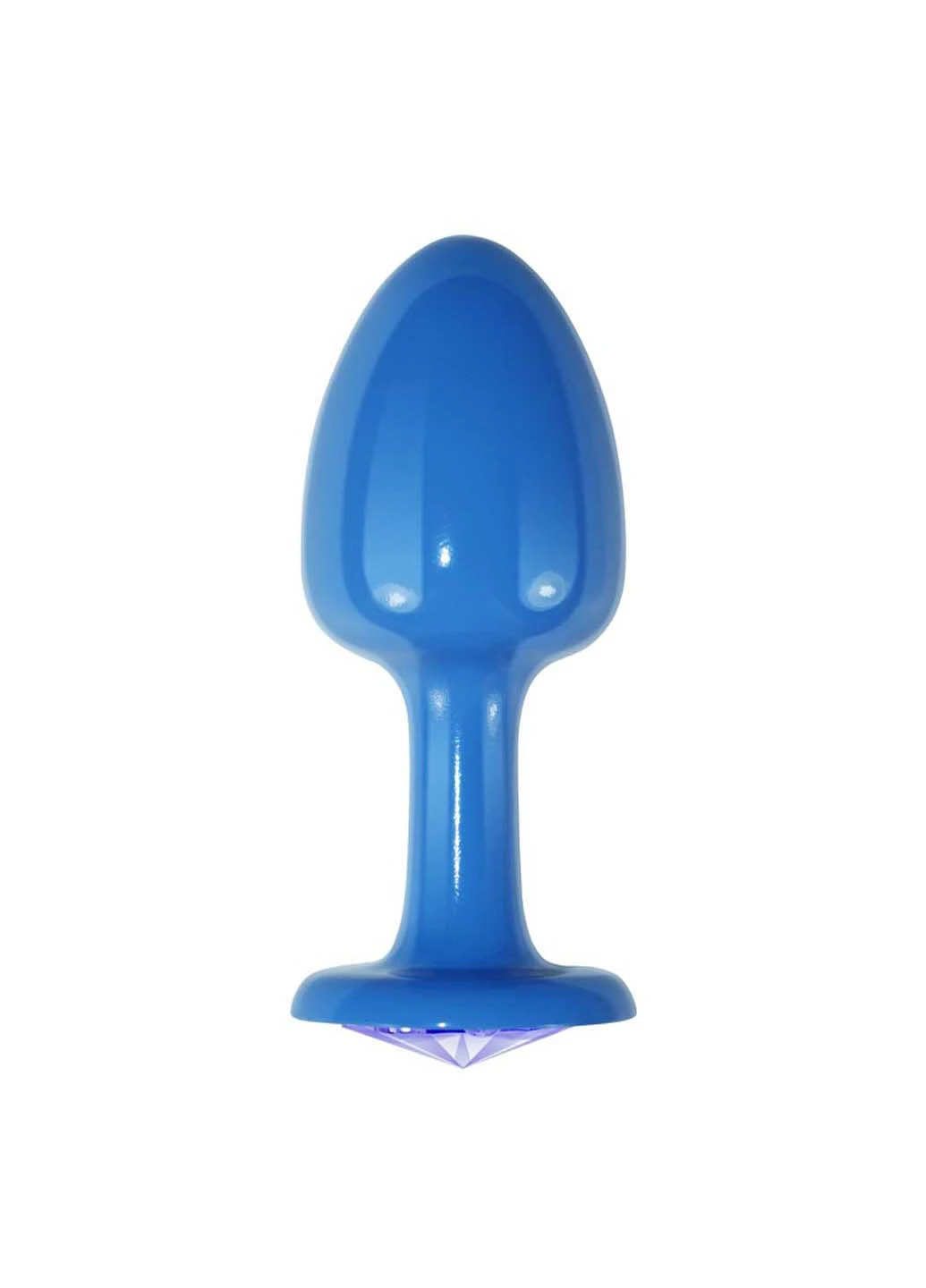 Анальна пробка із синім каменем у подарунковій упаковці Синя Rosebud Blue Lovetoy (257235839)