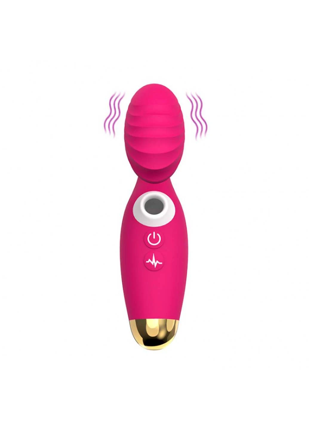 Розовый вибростимулятор Dual Stimulation Sucking Vibrator Vscnovelty (257235547)