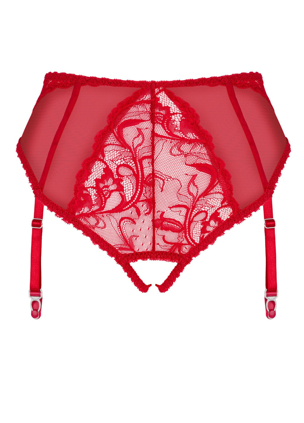 Красный трусики с подвязками для чулок dagmarie garter panties Obsessive