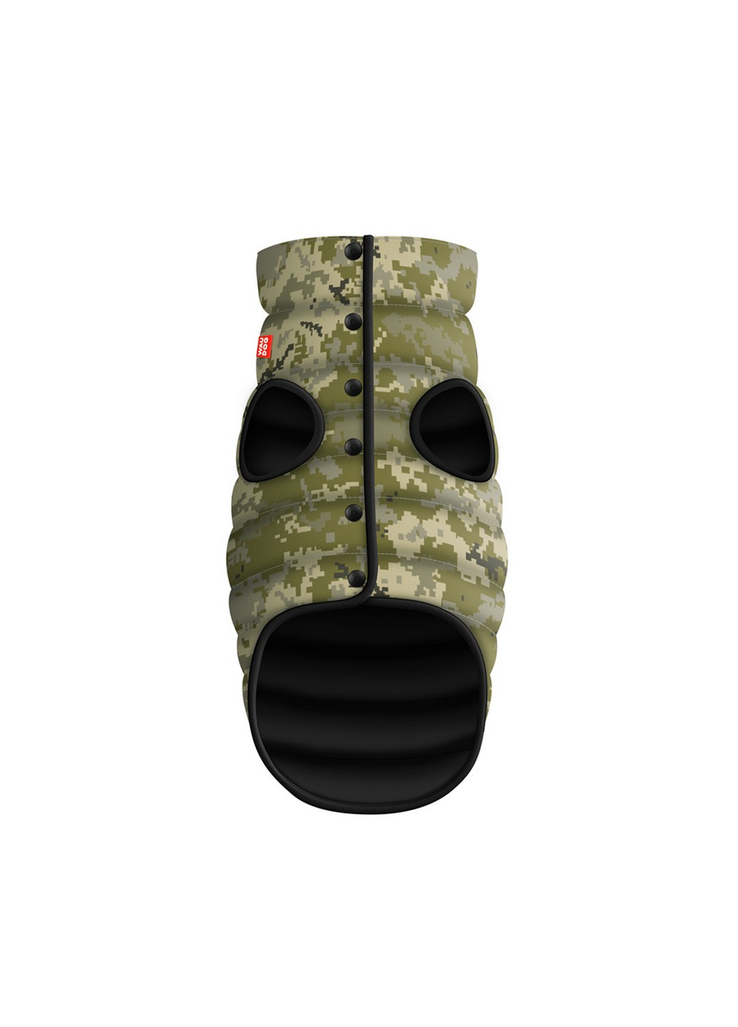 Куртка-ветровка для собак малюнок "Мілітарі" XS22 WAUDOG (257250091)