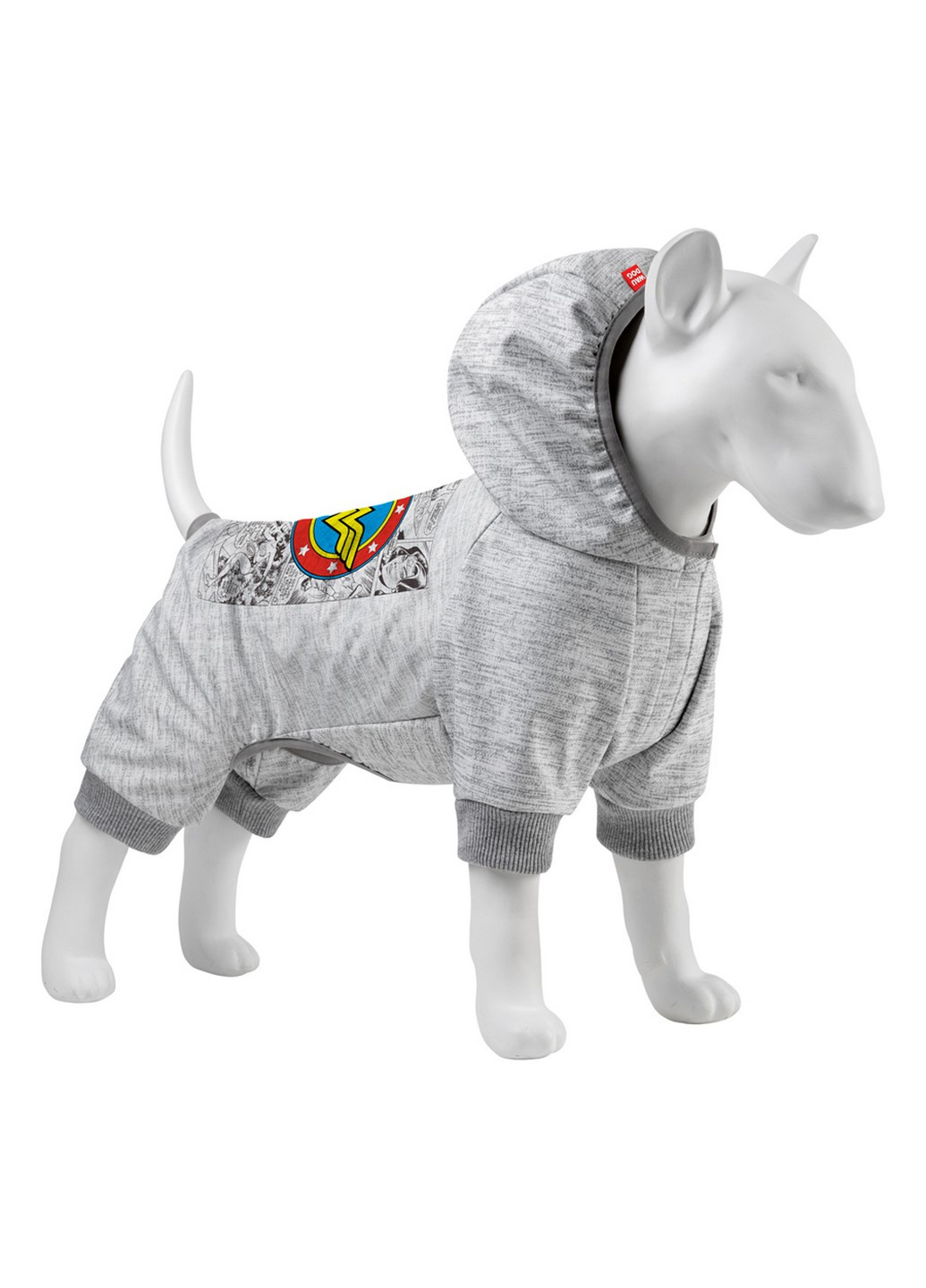 Стильный комбинезон для собак рисунок "Чудо-женщина комикс" S32 WAUDOG (257250950)