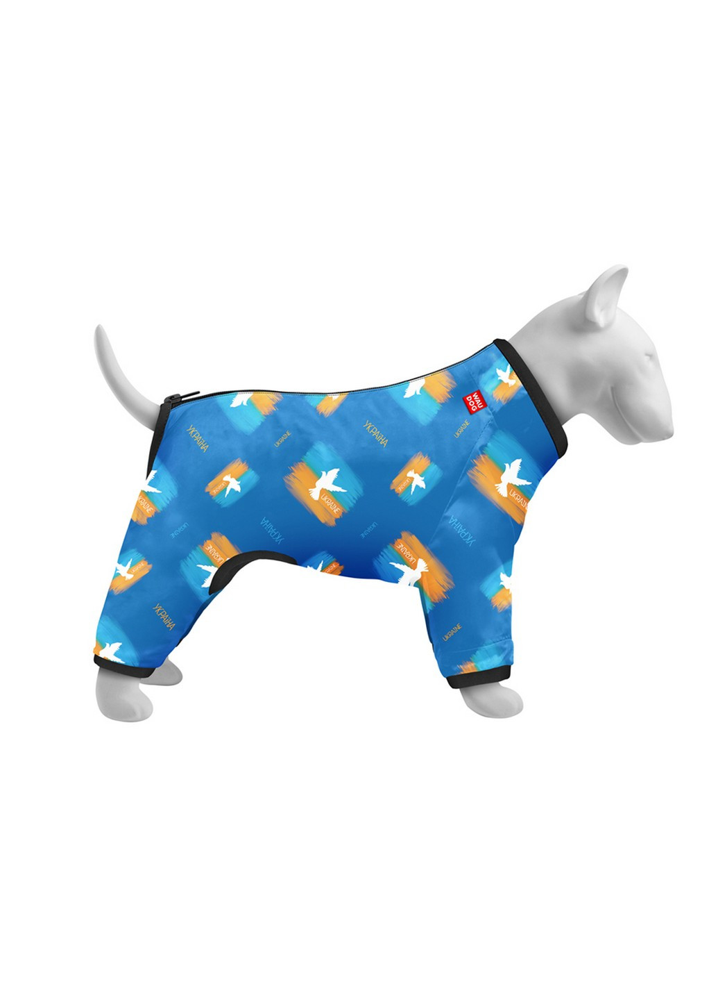 Куртка-дощовик для собак малюнок "Прапор" XS25 WAUDOG (257248057)
