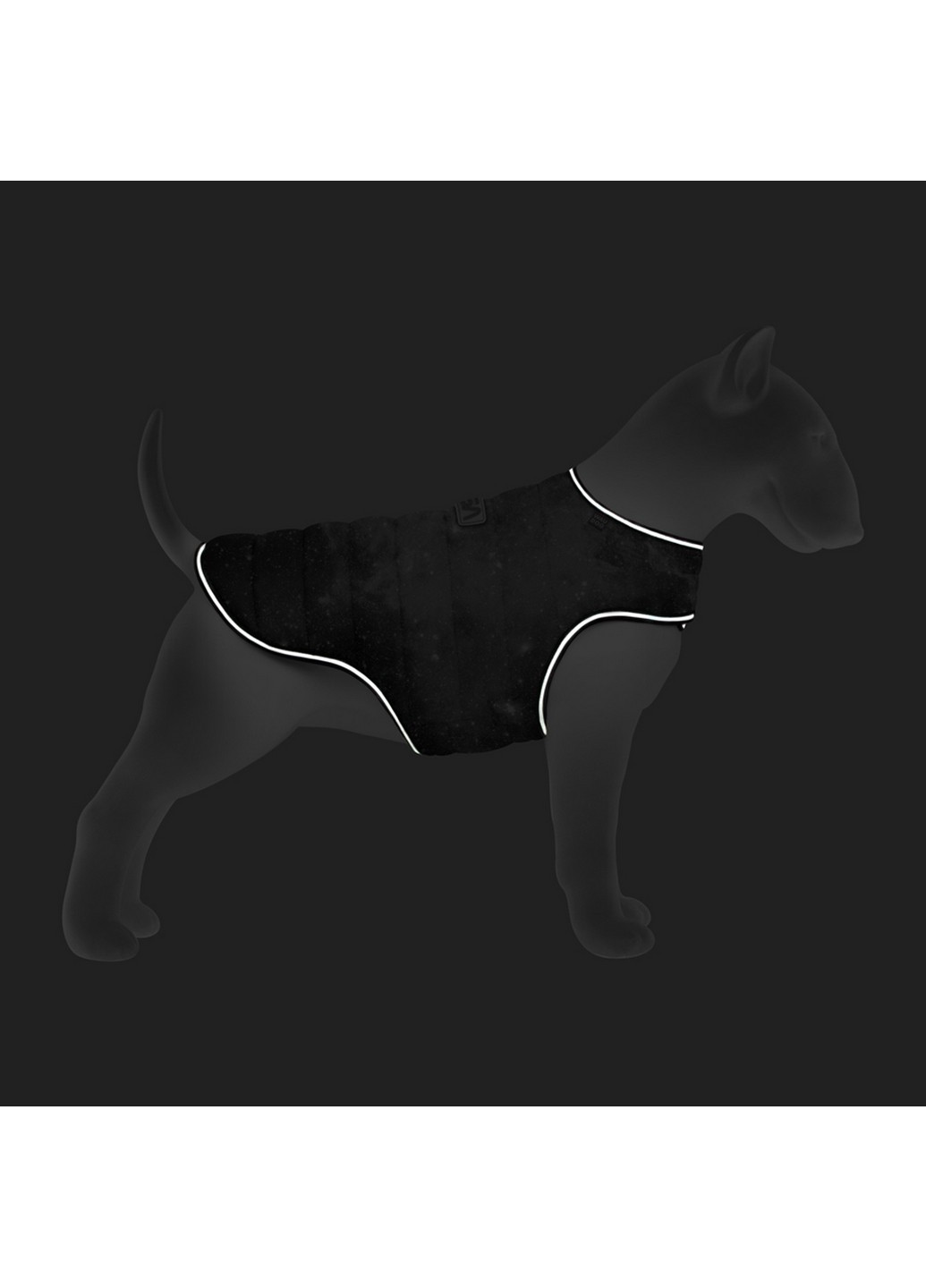 Стильная накидка-курточка для собак рисунок "NASA21" XXS WAUDOG (257246670)