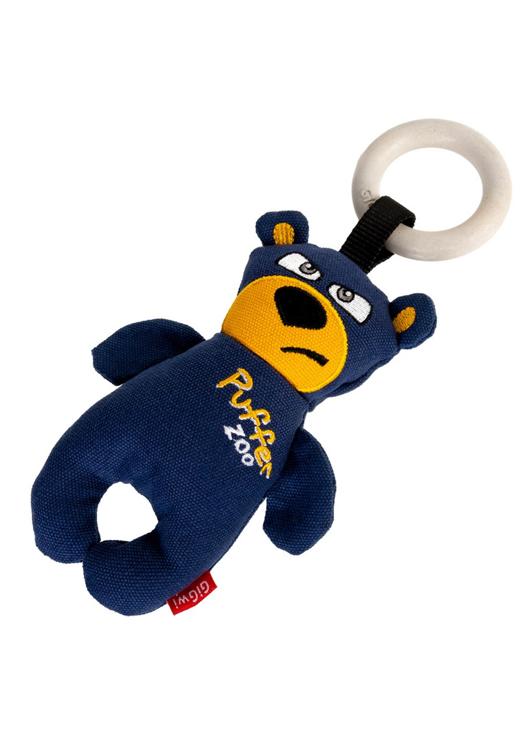 Іграшка Ведмідь з пищалкою для собак 26 см GiGwi (257249553)