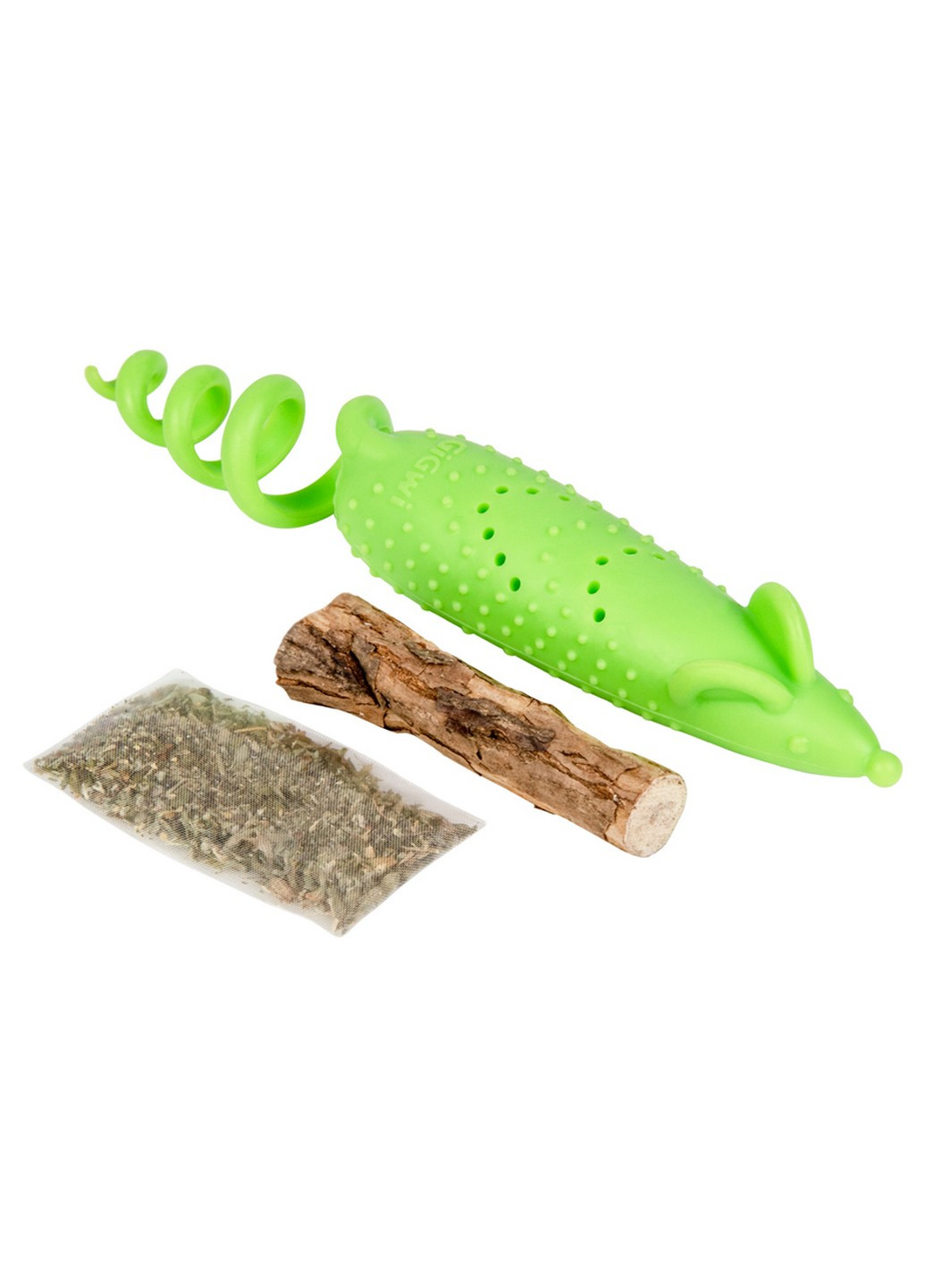 Іграшка Мишка гумова для котів 16,5 см GiGwi (257248443)