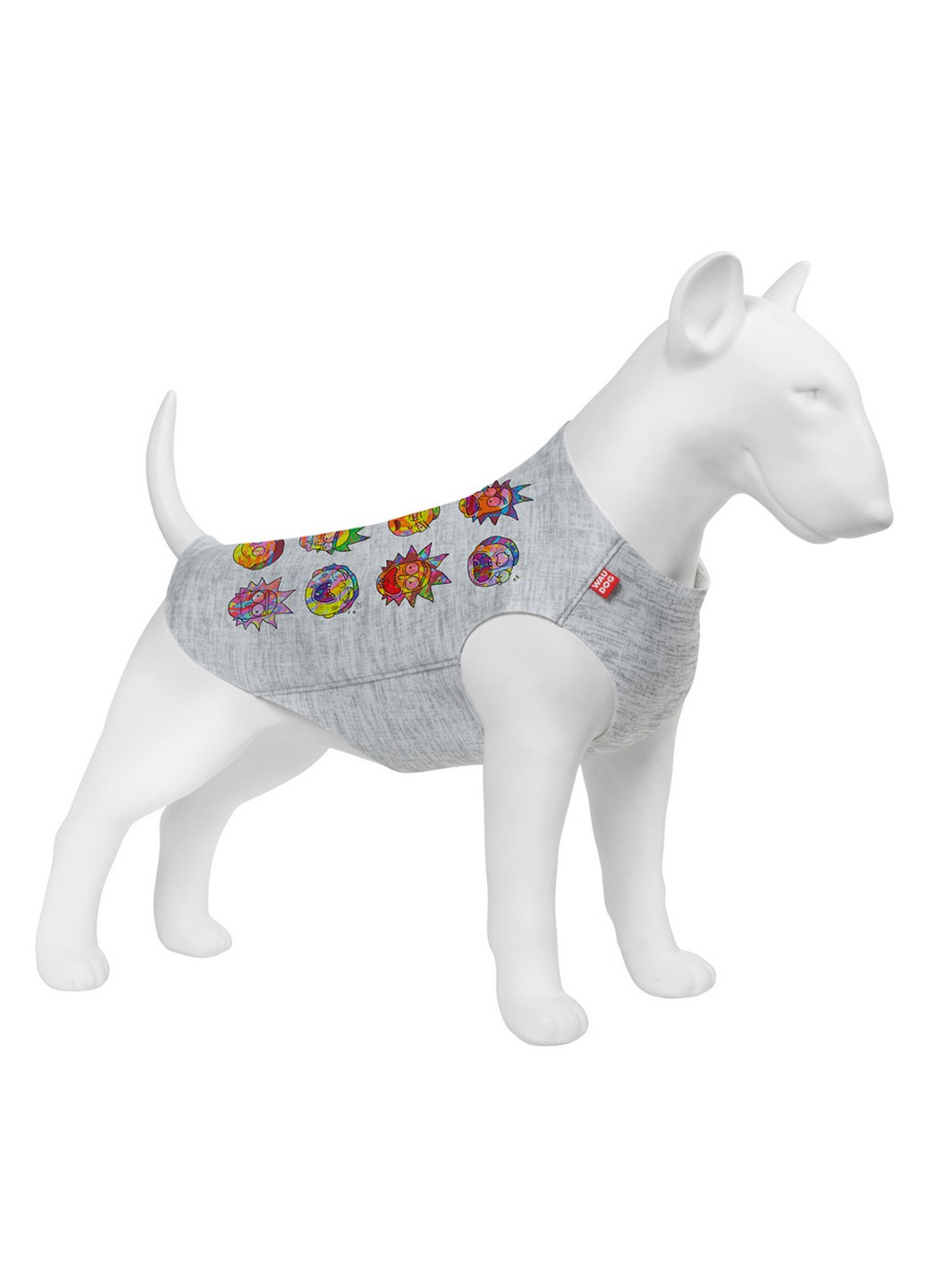 Стильная майка для собак рисунок "Рик и Морти 1" S35 WAUDOG (257247079)