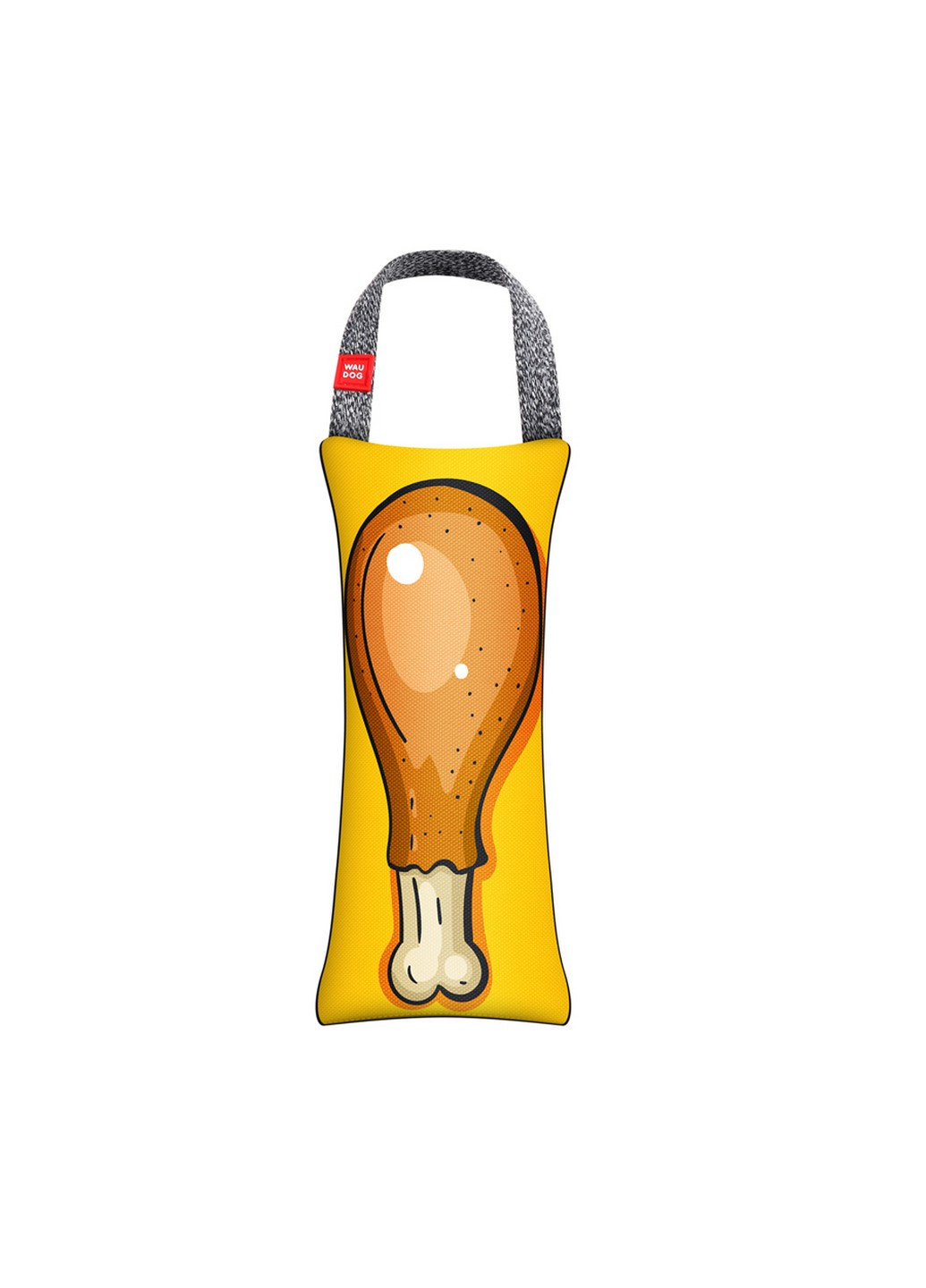 Игрушка с пищалкой, рисунок "Куриный окорочок" для собак 26 см WAUDOG (257248568)