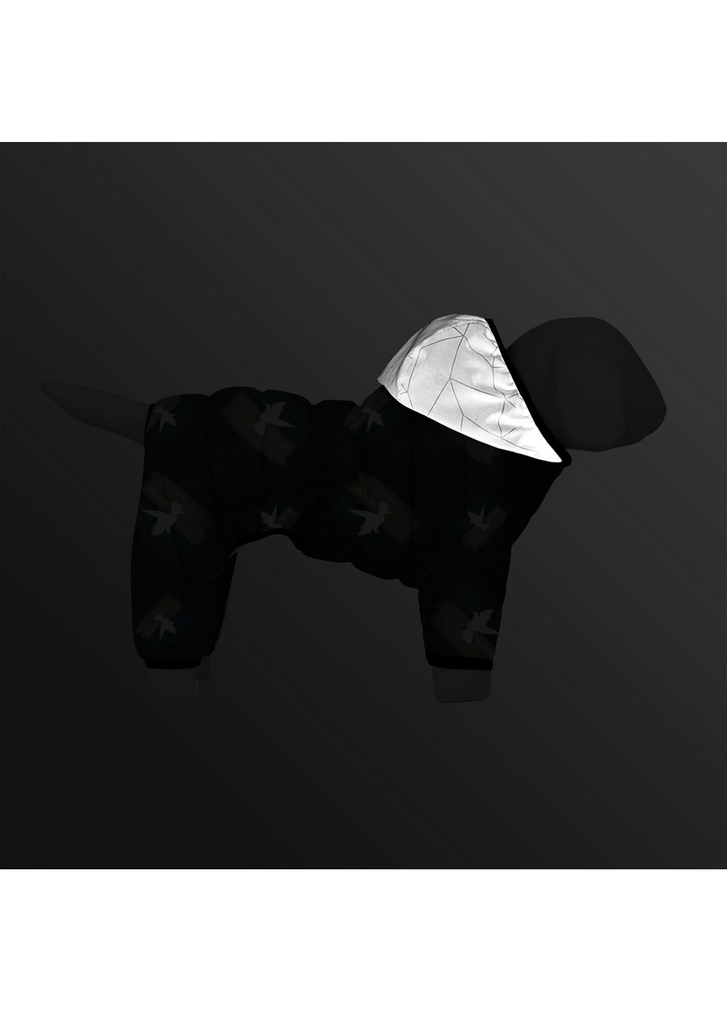 Стильный комбинезон для собак рисунок "Флаг" M45 WAUDOG (257247081)