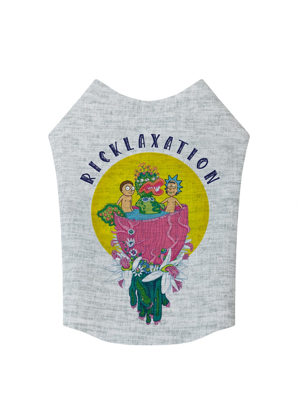 Стильная майка для собак рисунок "Рик и Морти 2" S35 WAUDOG (257248136)