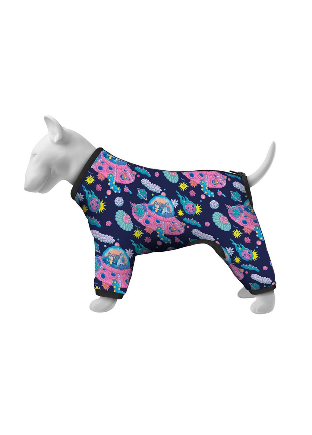 Куртка-дощовик для собак малюнок "Рік та Морті 1" XS30 WAUDOG (257250081)