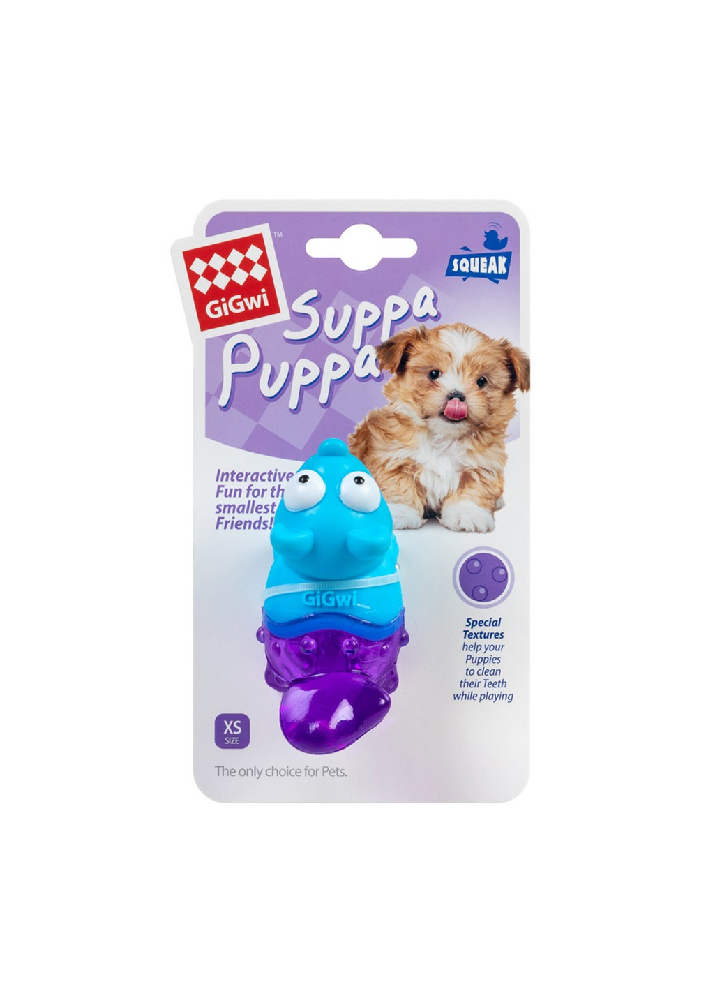 Іграшка Лисиця з пищалкою для собак 8 см GiGwi (257248551)