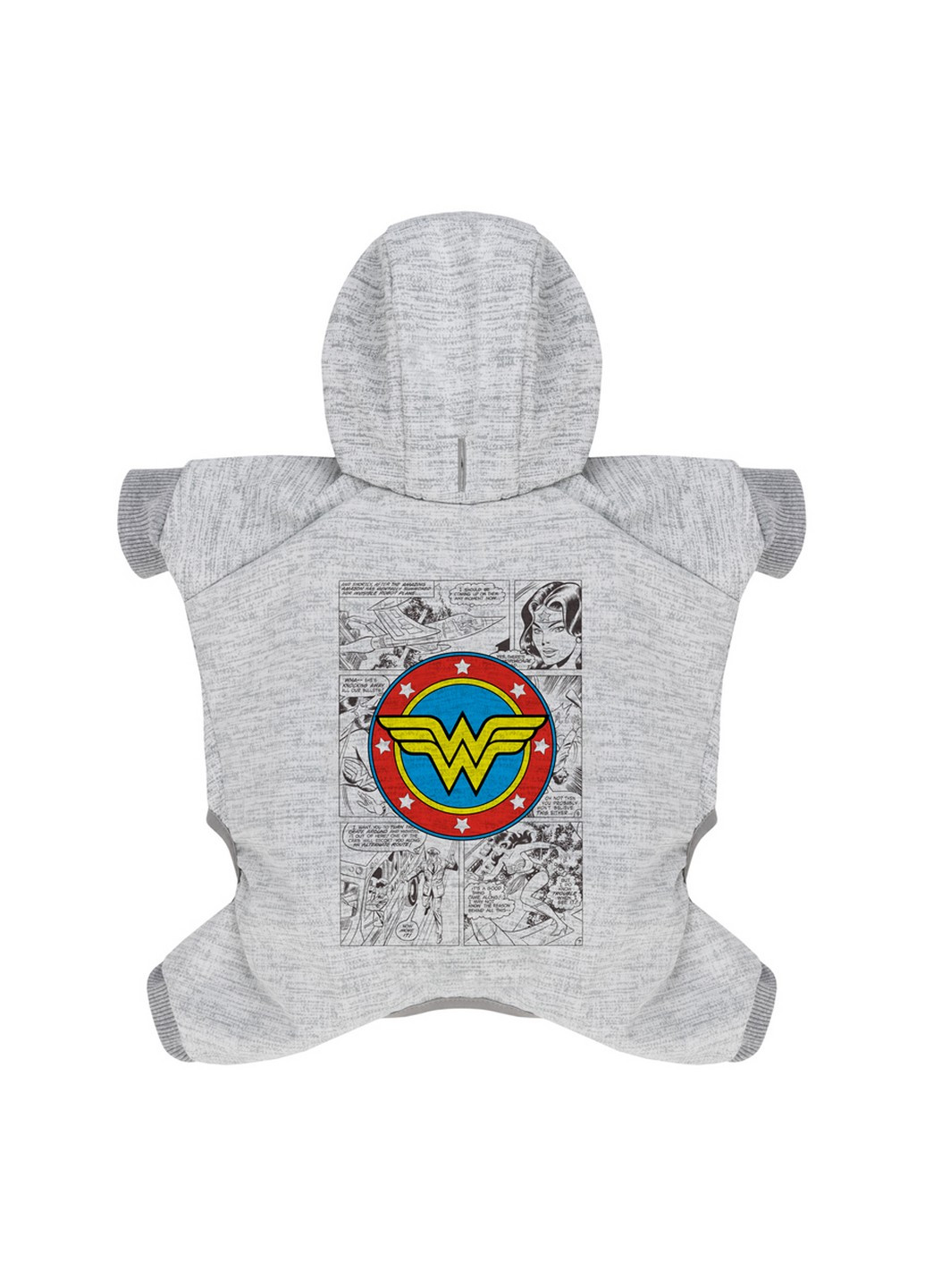 Стильный комбинезон для собак рисунок "Чудо-женщина комикс" M45 WAUDOG (257247278)