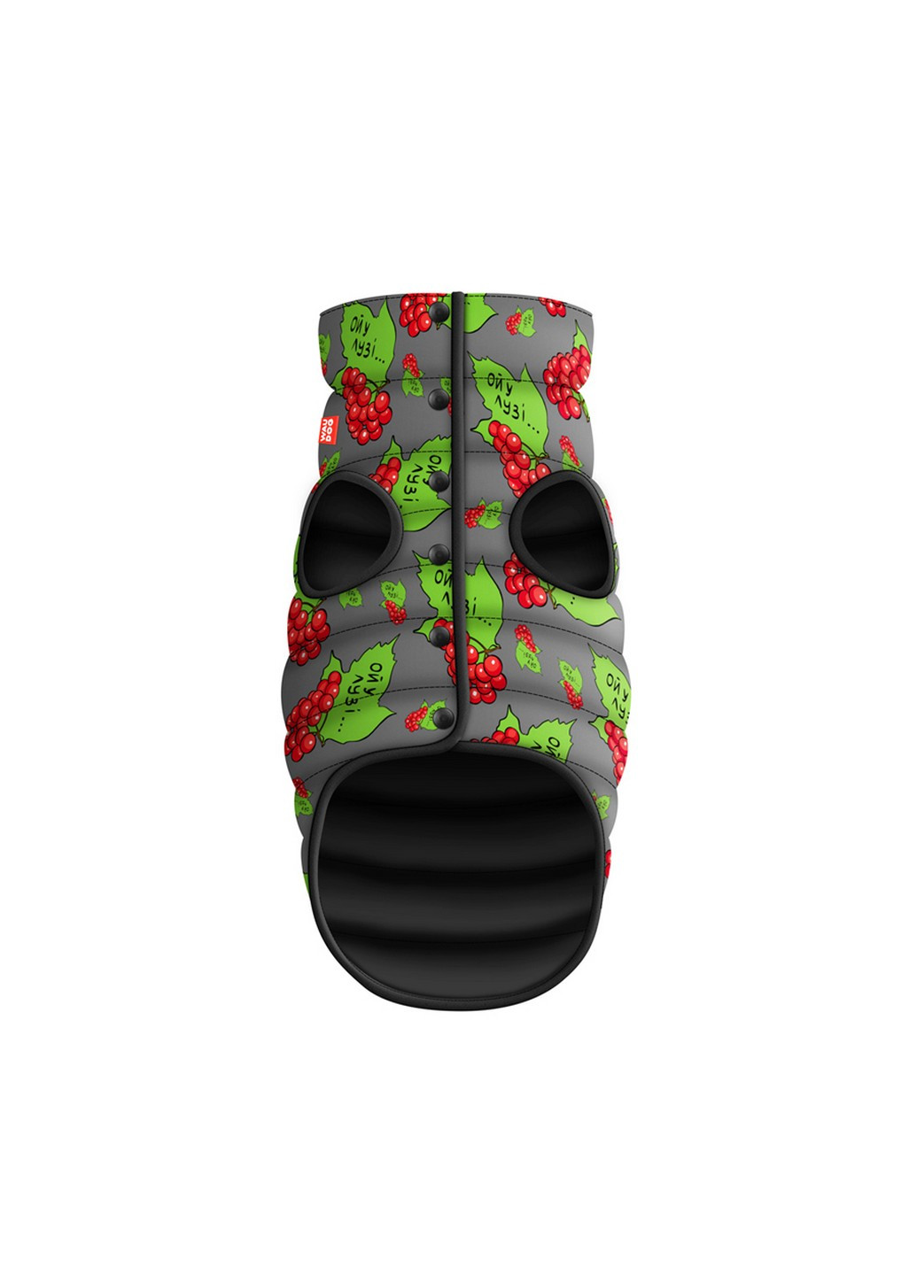 Куртка-ветровка для собак рисунок "Калина" M45 WAUDOG (257250227)