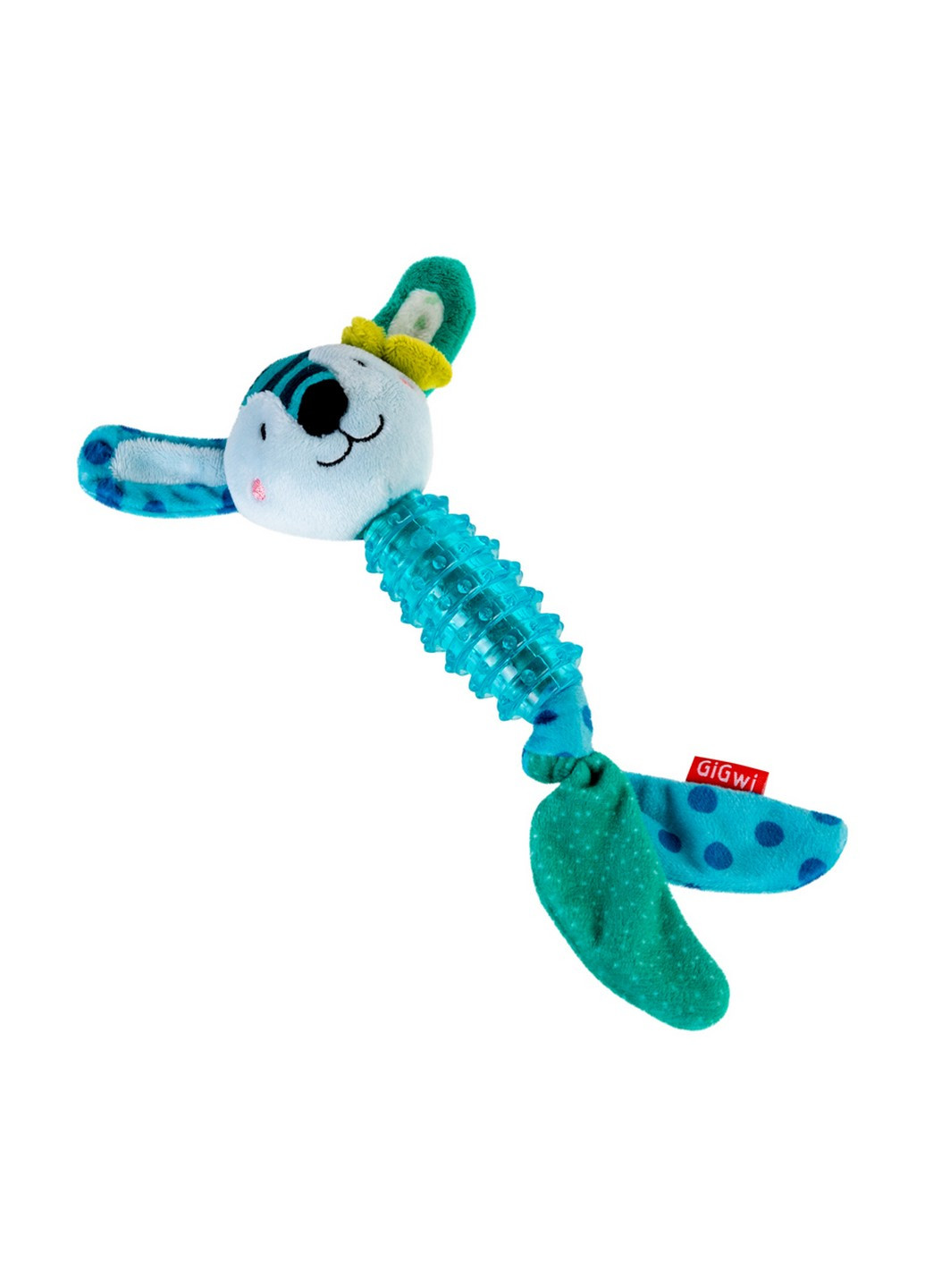Игрушка Заяц с пищалкой для собак 15 см GiGwi (257250509)