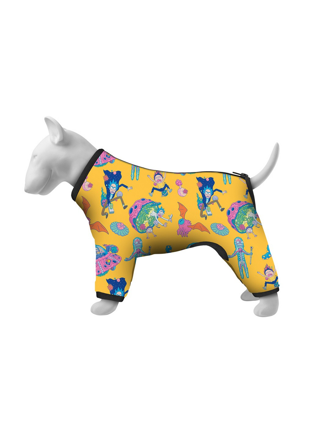 Куртка-дождевик для собак рисунок "Рик и Морти 3" L55 WAUDOG (257250705)