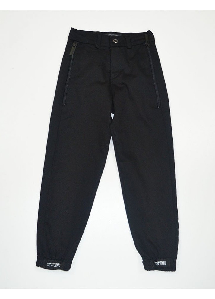 Черные кэжуал демисезонные брюки A-yugi
