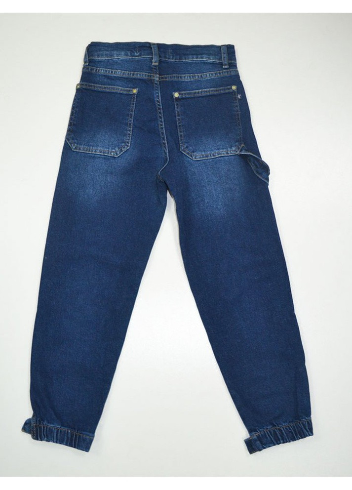 Синие кэжуал демисезонные брюки A-yugi