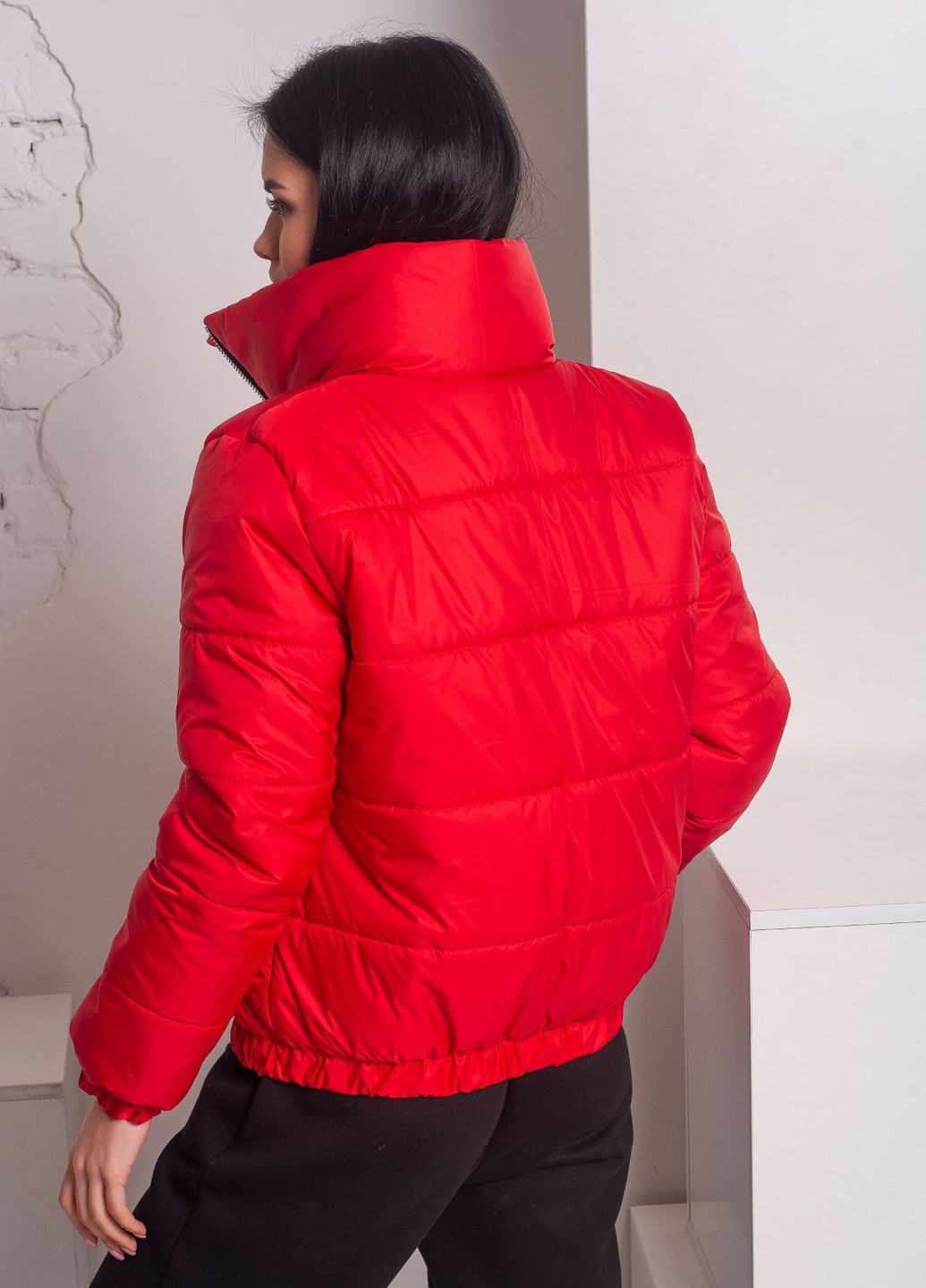 Червона демісезонна куртка жіноча осіння к-008 SoulKiss k-008