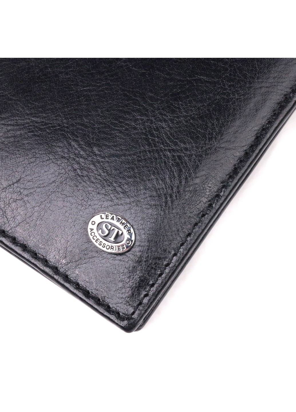 Бумажник кожаный мужской 9,5х17х2 см st leather (257255452)