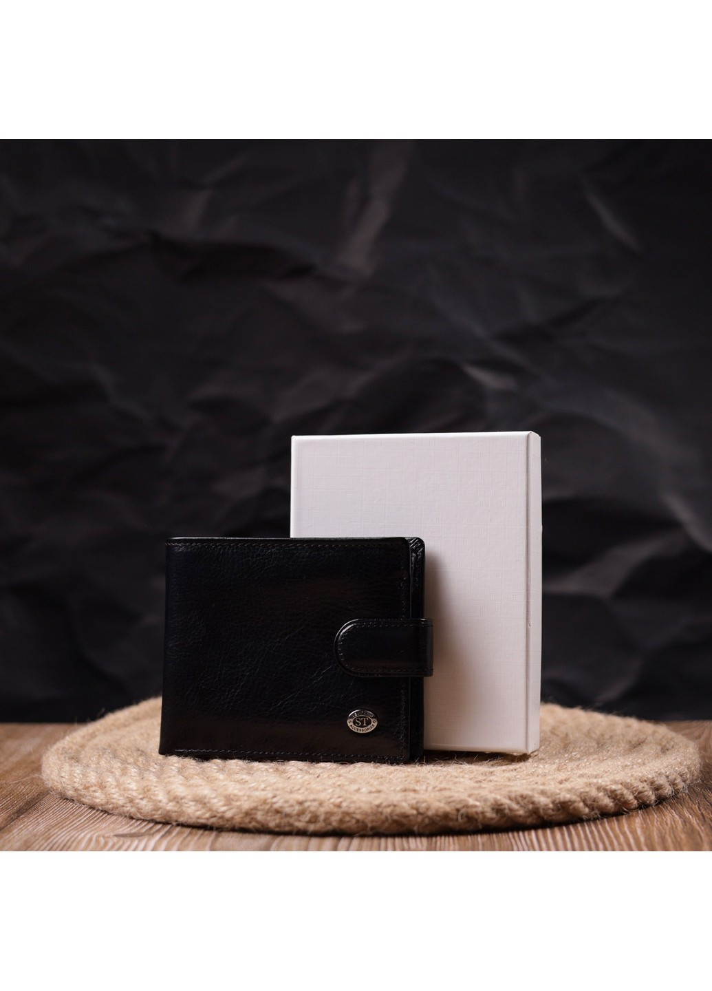 Гаманець шкіряний чоловічий 11х9, 5х2 см st leather (257255456)