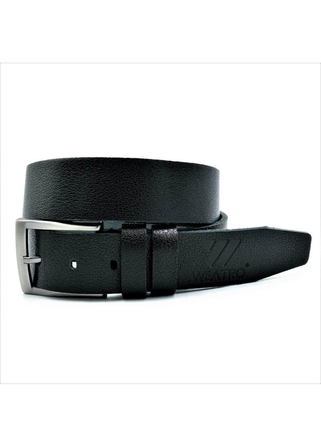 Ремень кожаный мужской 115-120х3,8 см Weatro (257255306)