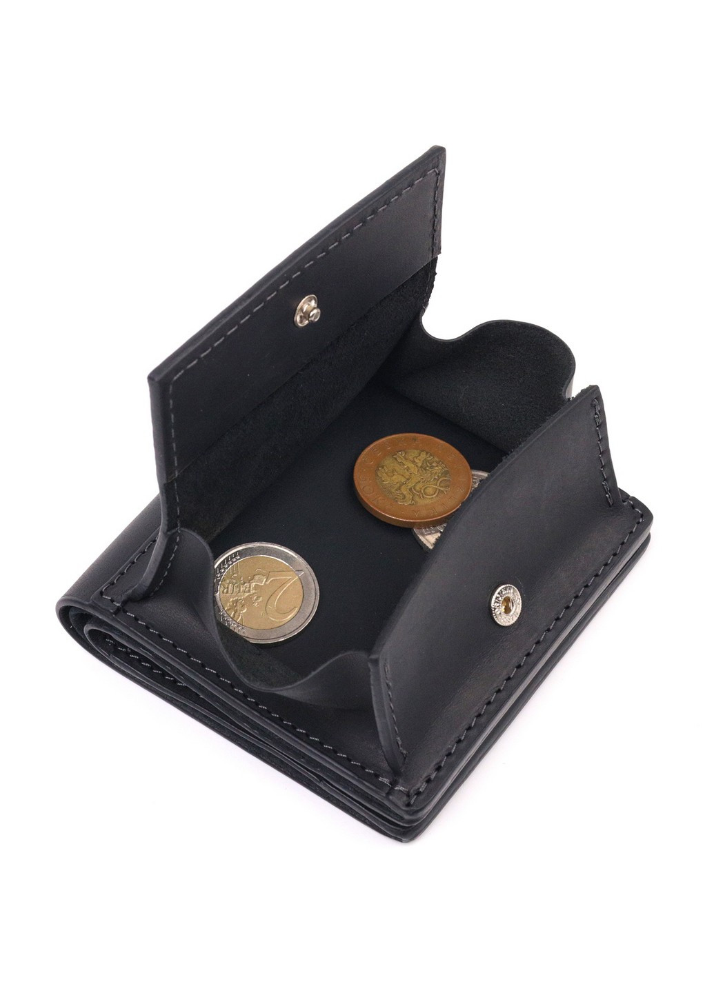 Шкіряний гаманець 9,5х10х1,5 см Grande Pelle (257255079)