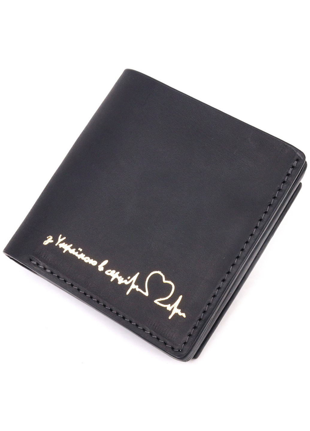 Кожаный кошелек 9,5х10х1,5 см Grande Pelle (257255079)