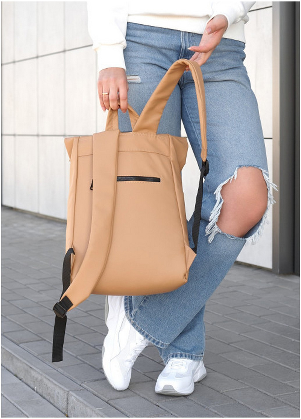 Стильний жіночий рюкзак 41х30х16 см Sambag (257254946)