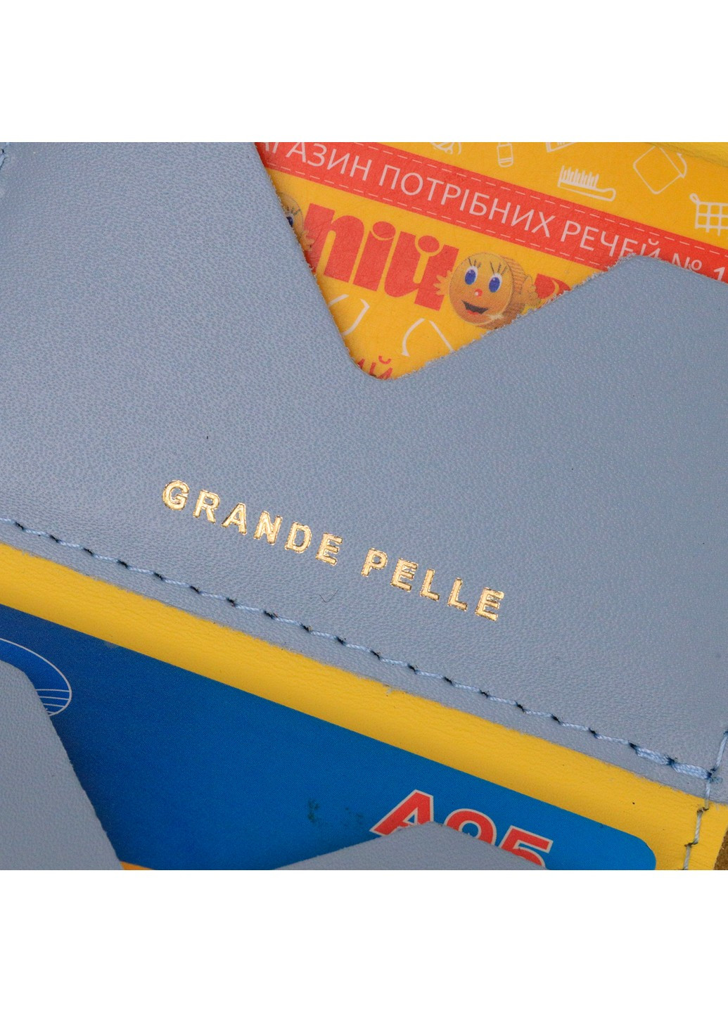 Портмоне кожаное женское 7,5х10х2 см Grande Pelle (257255082)