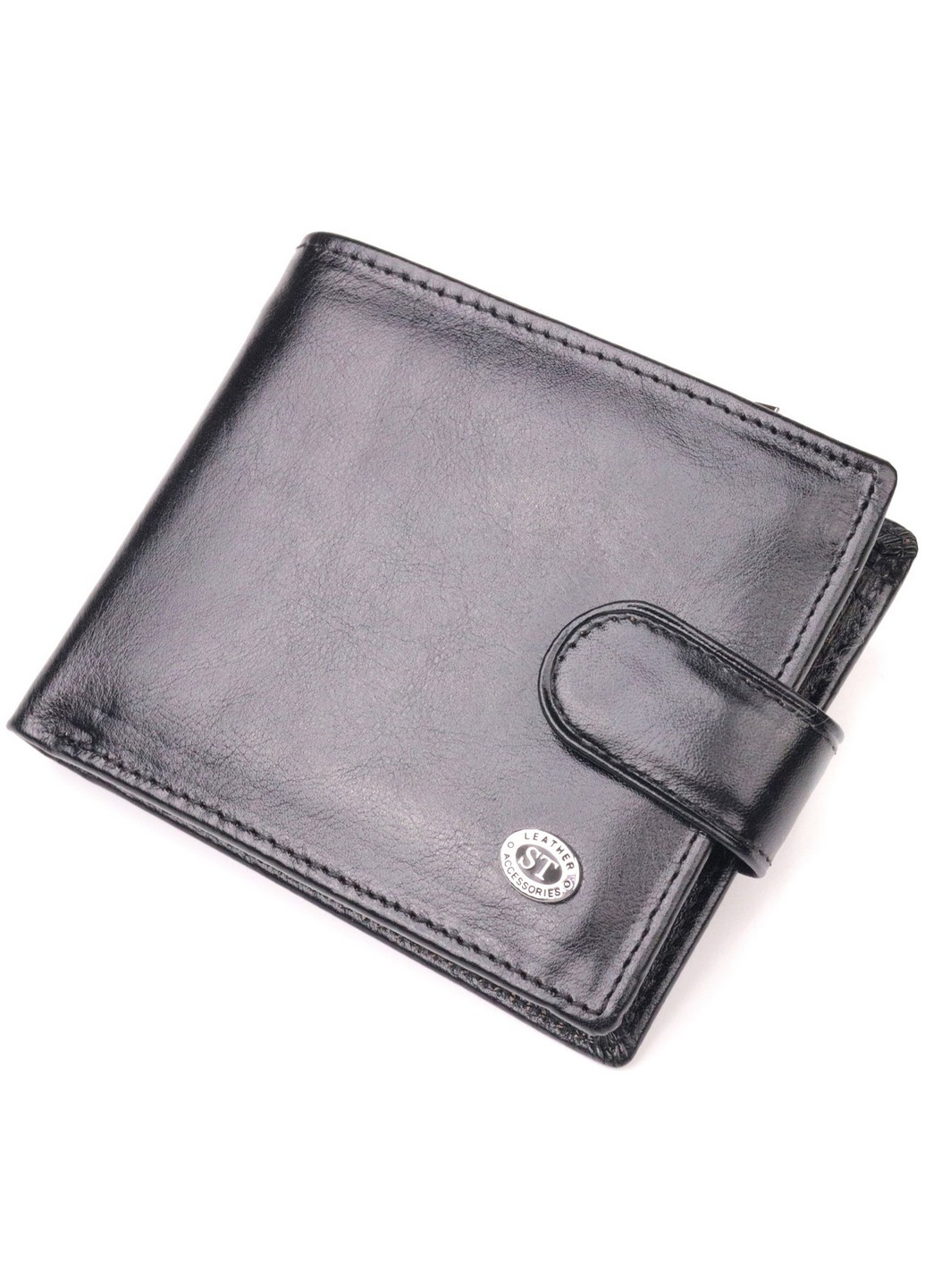 Бумажник кожаный мужской 11х9,5х2 см st leather (257255460)