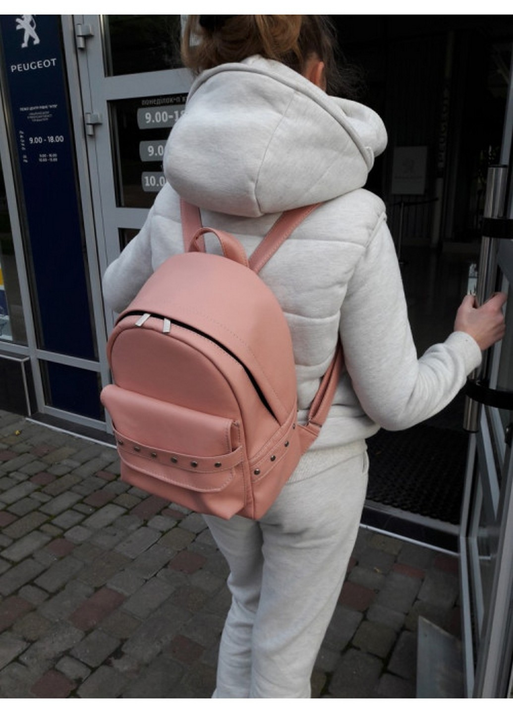 Стильний жіночий рюкзак 35х25х12 см Sambag (257254932)