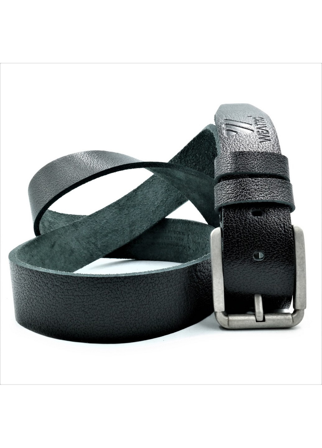 Ремень кожаный мужской 115-120х3,8 см Weatro (257255292)