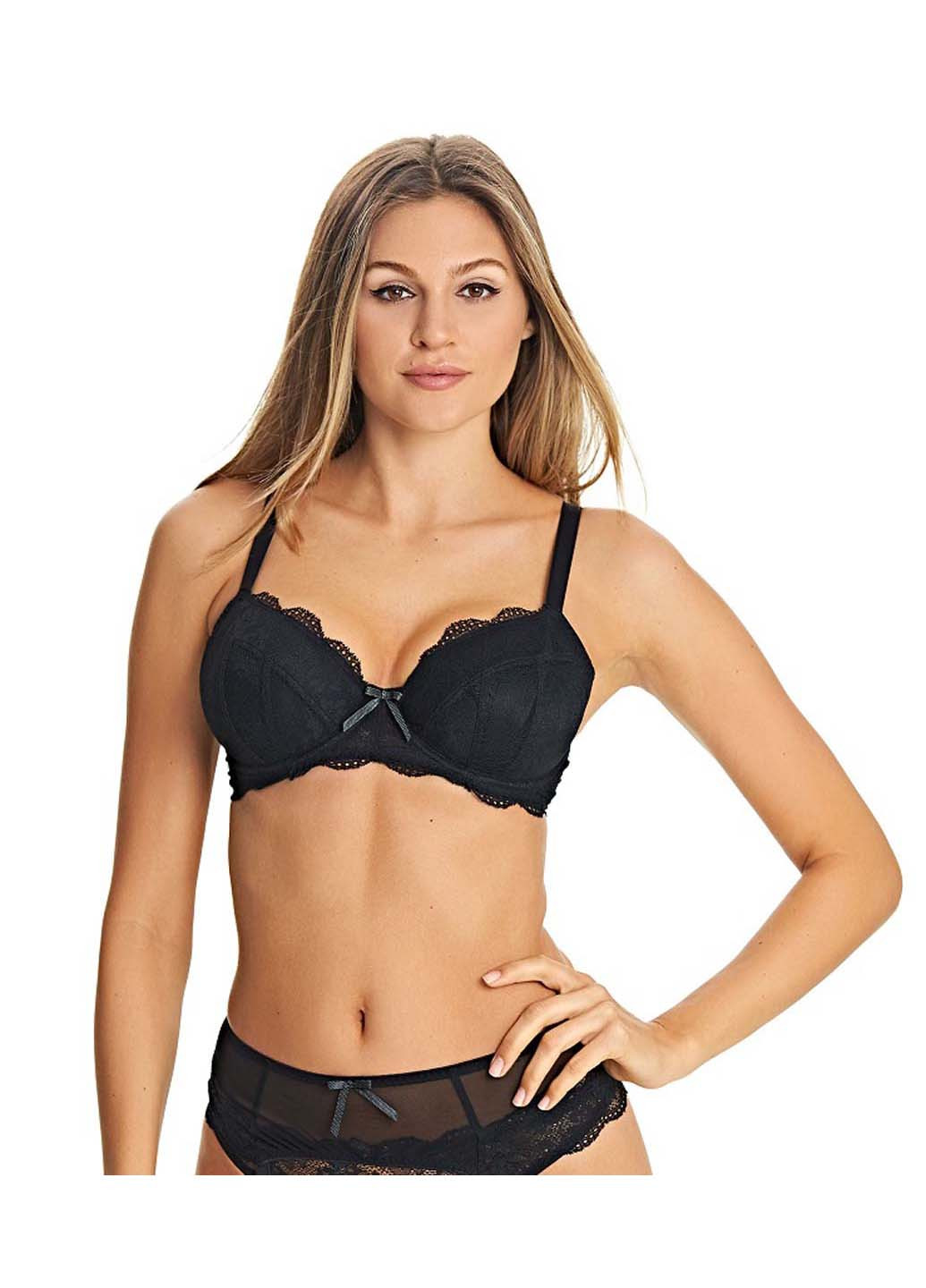 Чёрный бюстгальтер Freya
