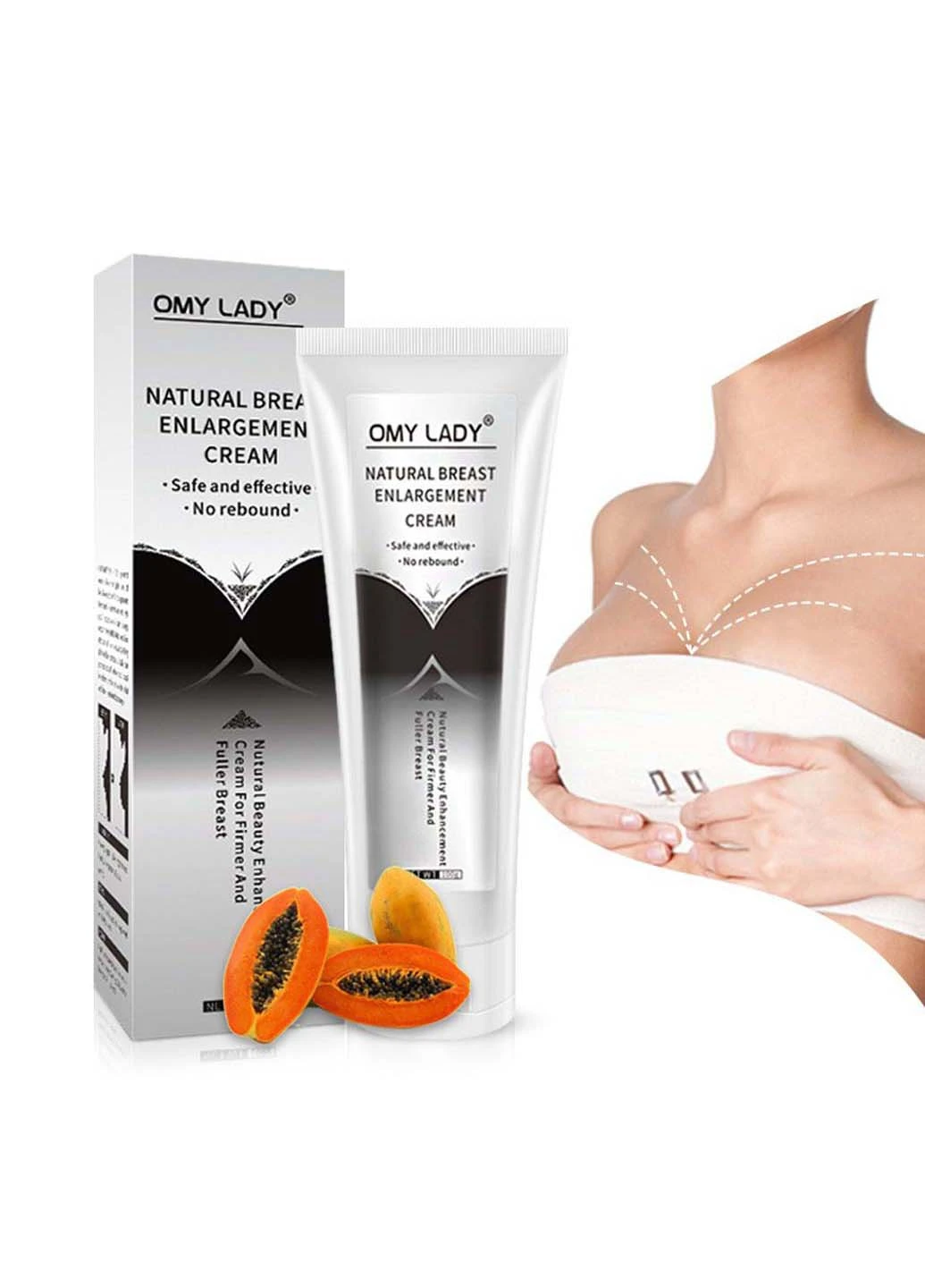 Крем для увеличения и подтяжки груди Breast Enlargement Cream 100мл Omy Lady (257267383)
