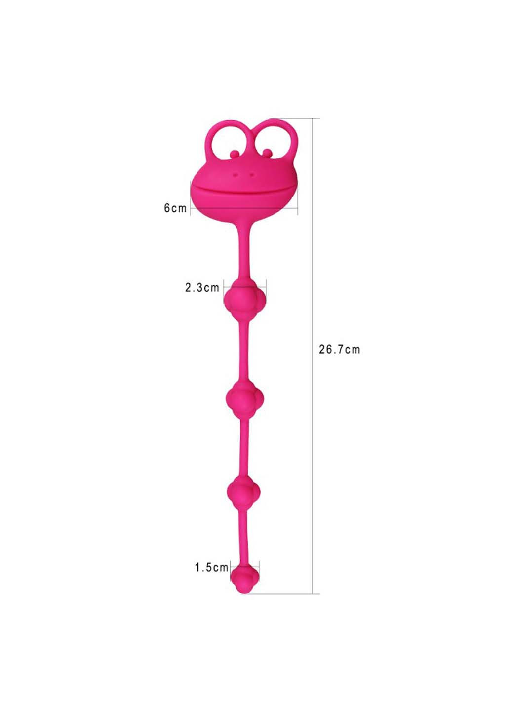 Силіконові анальні кульки Silicone Frog Anal Beads Lovetoy (257267349)