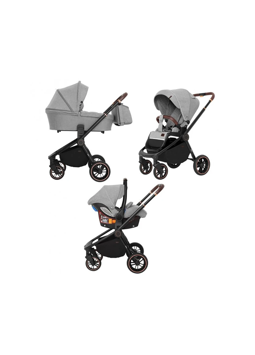 Коляска універсальна Epica (2in1) CRL-8511/1 Silver Grey (2000989169871) CARRELLO (257259984)