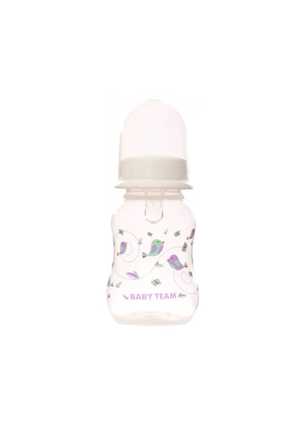 Бутылка с талией и силиконовой соской Baby Team (257259847)