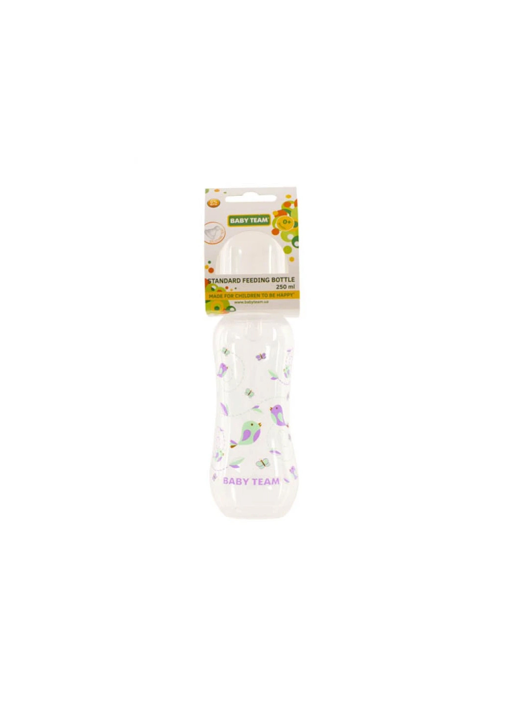 Пляшка з талією і силіконової соскою Baby Team (257259845)