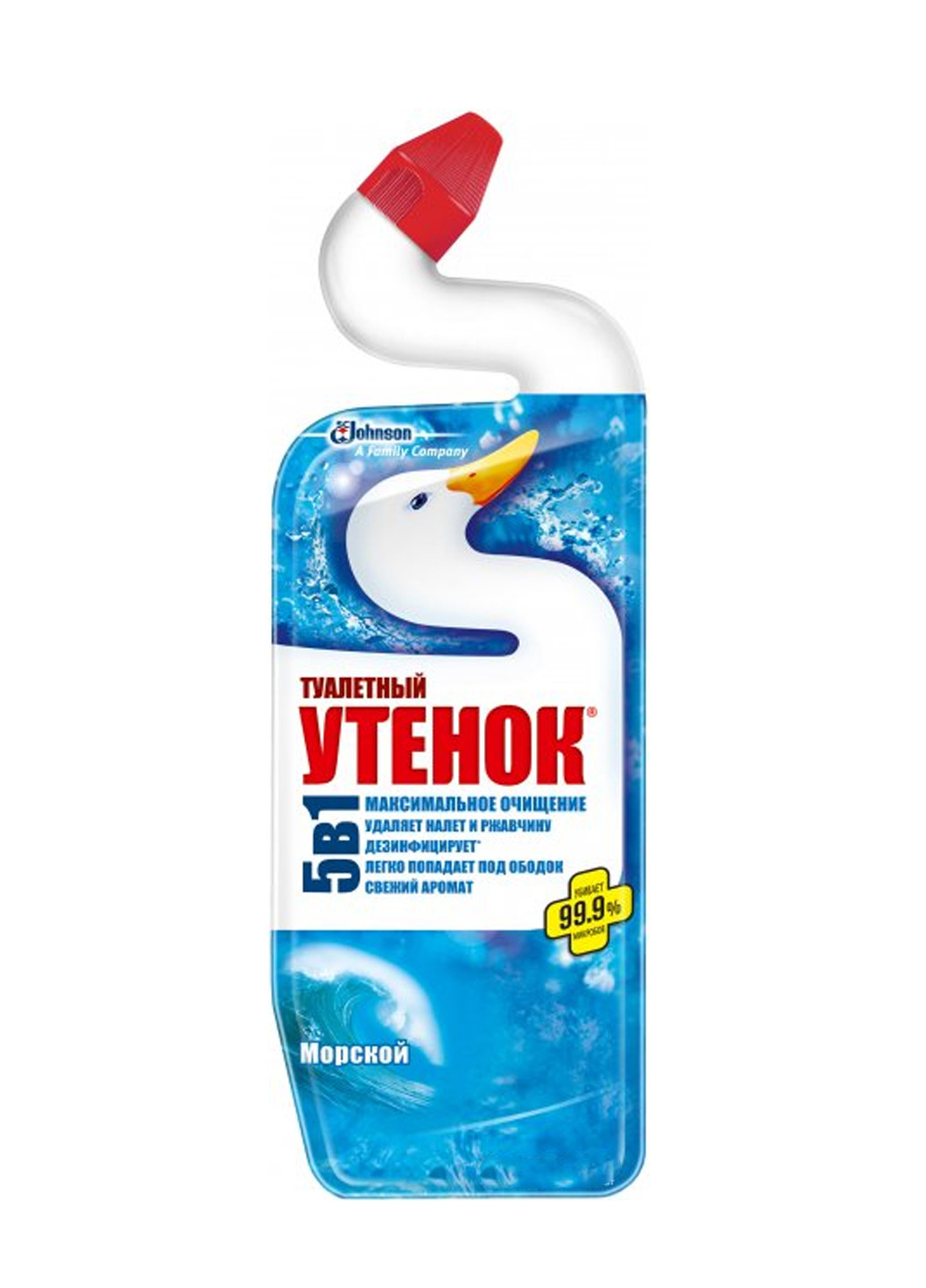 Очистное средство для унитаза Туалетный Утенок 5в1 Морской, 500мл SC Johnson 4823002000719 (257275579)