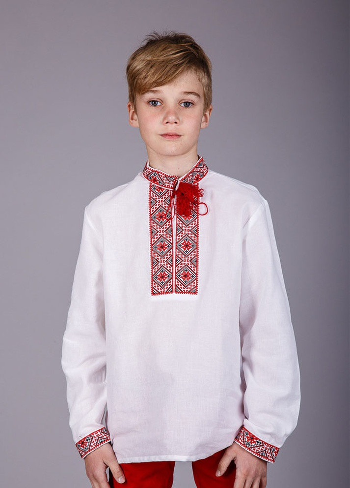 Червона вишиванка на хлопчика Козачок-ТМ (257283089)