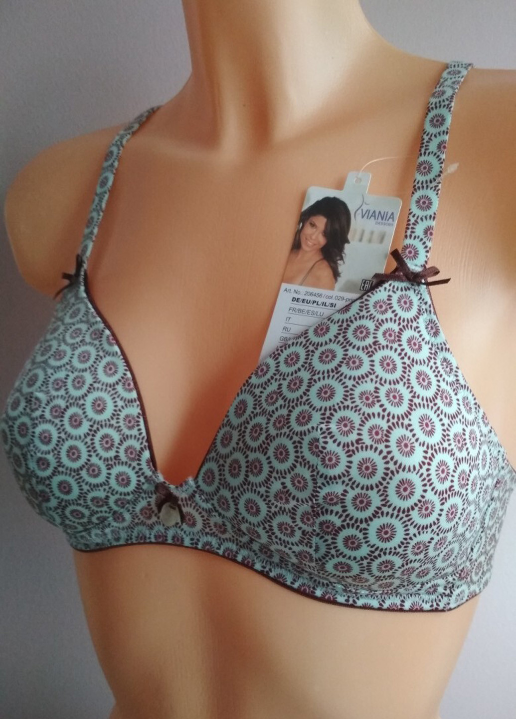 Бирюзовый бюстгальтер Viania