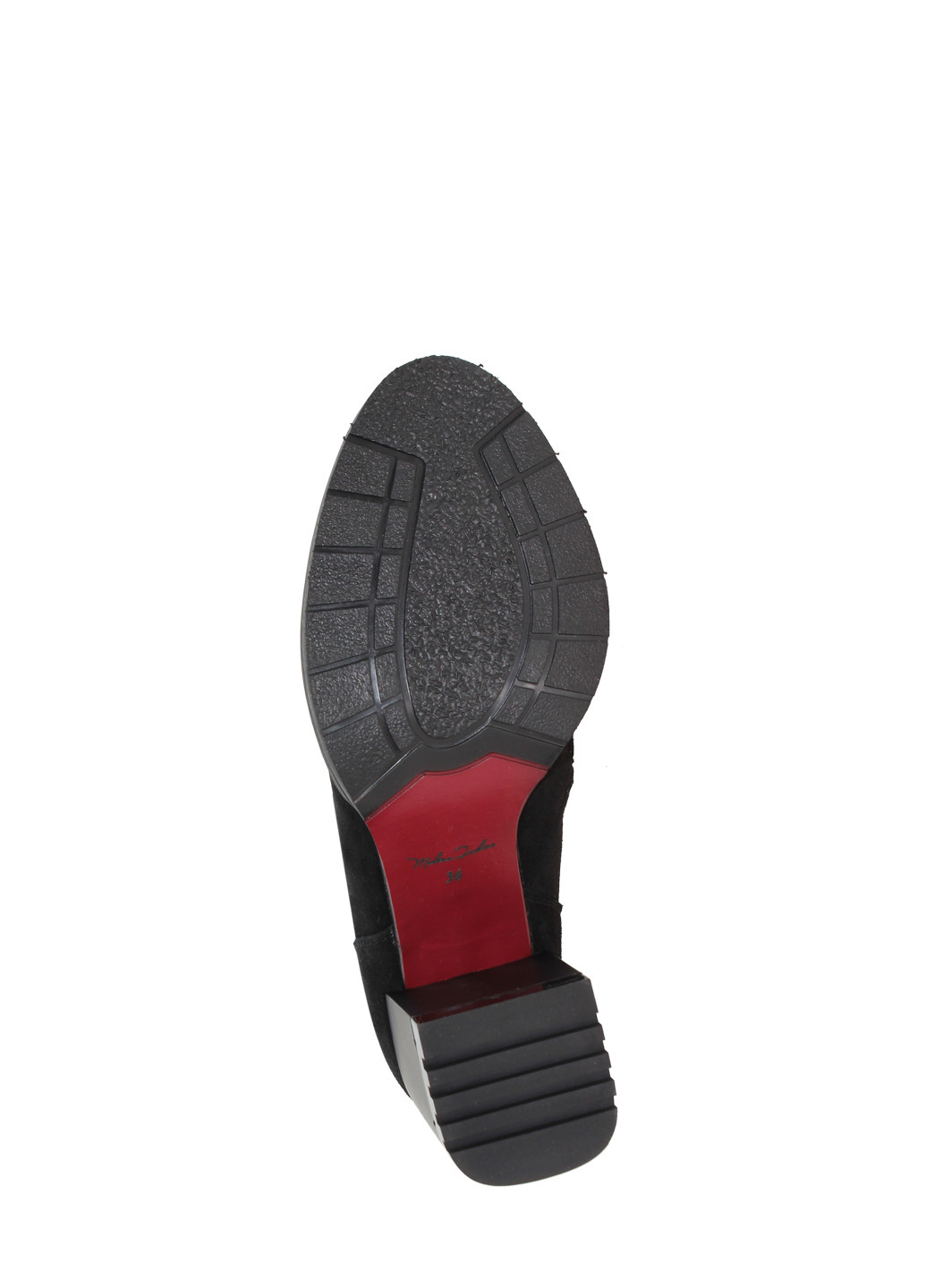 Осенние ботинки re655-11 черный Emilio из натуральной замши