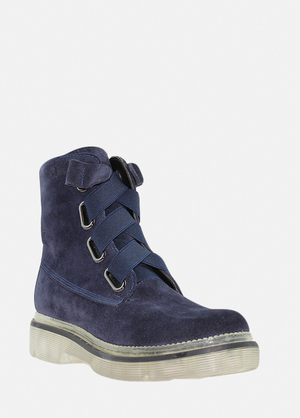 Зимние ботинки rd677-11 синий Dalis из натуральной замши