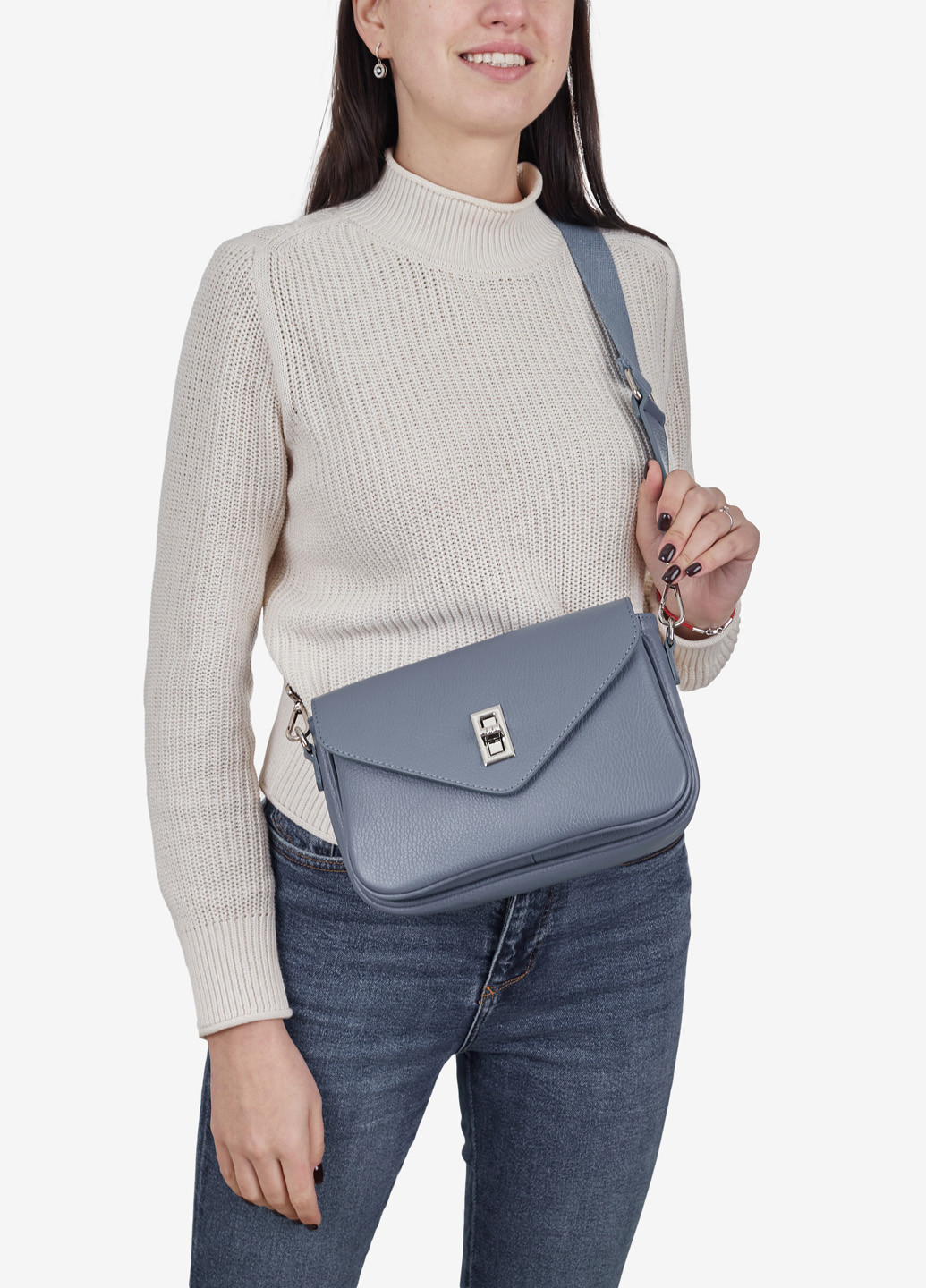 Сумка женская кожаная кросс-боди средняя Сrossbody Regina Notte (257299097)