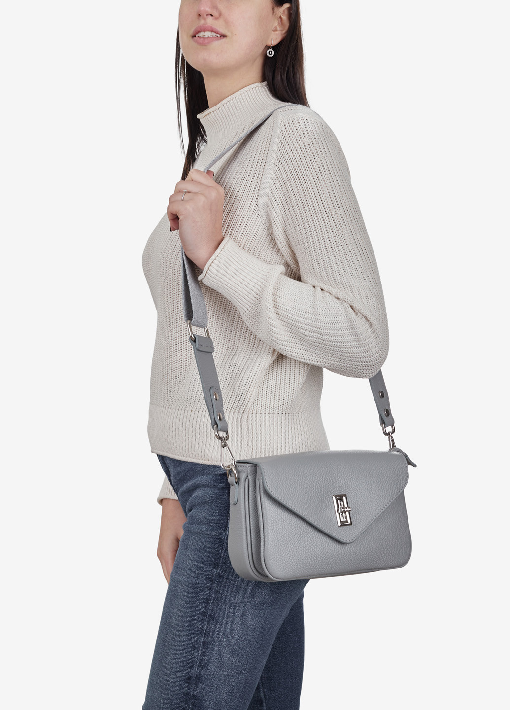 Сумка женская кожаная кросс-боди средняя Сrossbody Regina Notte (257299100)